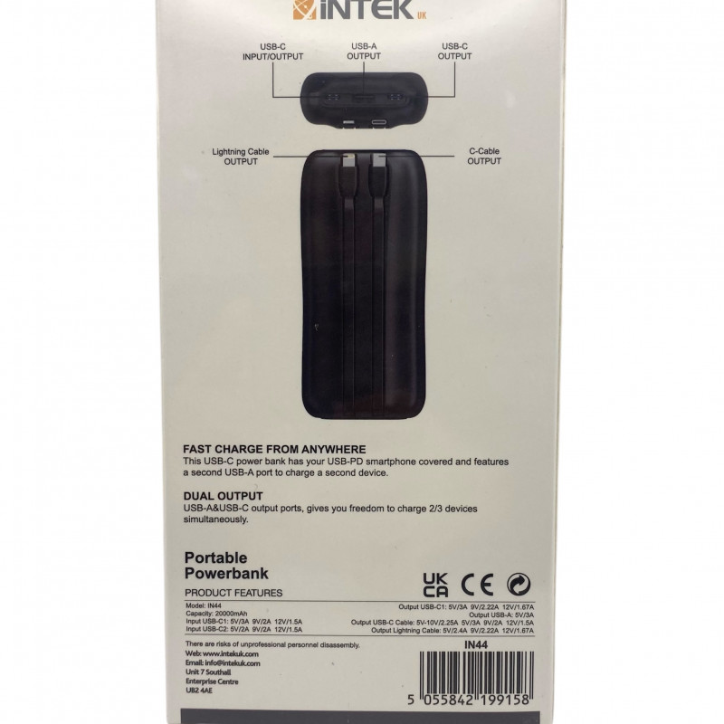 INTEK 5000mAh Magnetic Powerbank Super Slim Series